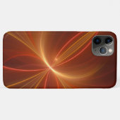 神秘的な抽象芸術フラクタルアートモダンの暖かい色 Case-Mate iPhoneケース (裏面(横))