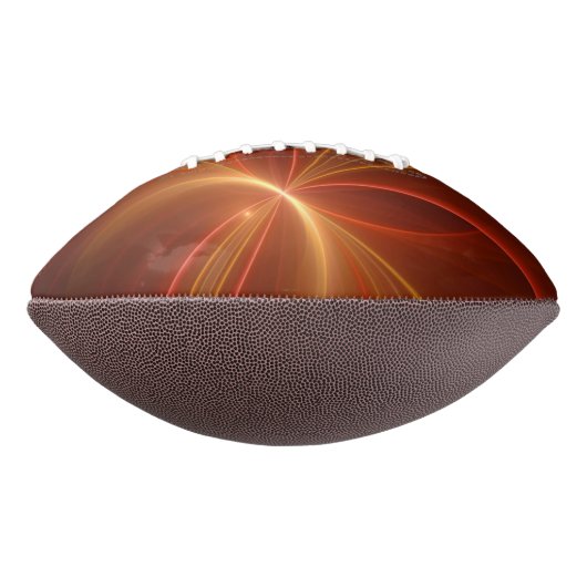 神秘的な抽象芸術モダンフラクタル暖かい色の名前 アメリカンフットボール (回転90)