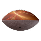 神秘的な抽象芸術モダンフラクタル暖かい色の名前 アメリカンフットボール (回転270)