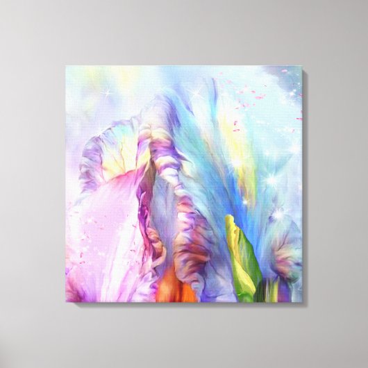 神秘的な抽象芸術 キャンバスプリント (正面)