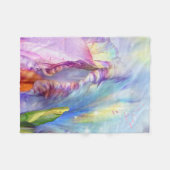 神秘的な抽象芸術 フリースブランケット (正面(横))