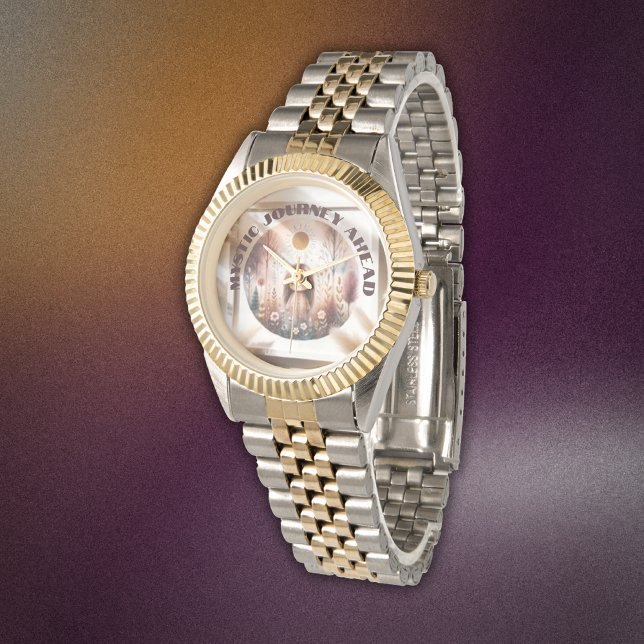 神秘的な旅先、茶色と黒のボホ | 腕時計 (クリエイターアップロード済み)