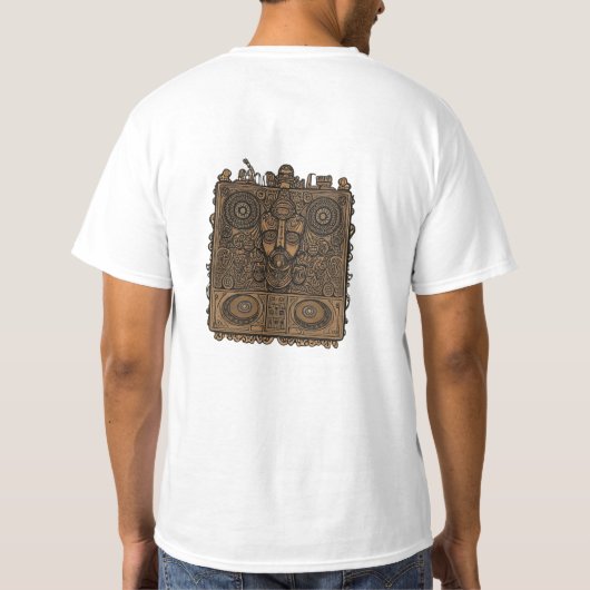 神秘的な旋律 Tシャツ (裏面)