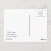 神秘的な日没の郵便はがき ポストカード (裏面)