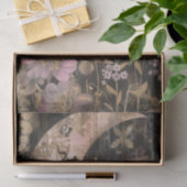 神秘的な月と蛾のデコページティッシュペーパー 薄葉紙 (ギフト)