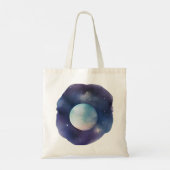 神秘的な月に照らされた地平線 トートバッグ (裏面)