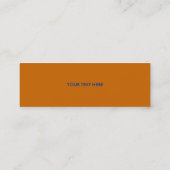 神秘的な月のプロフィールカード スキニー名刺 (裏面)