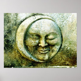 神秘的な月の切り離 ポスター