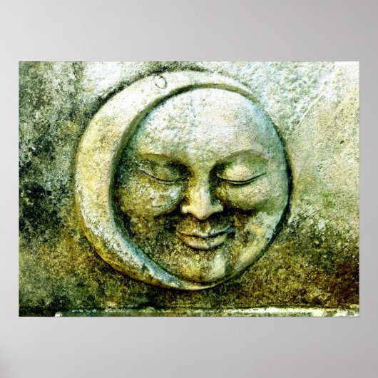 神秘的な月の切り離 ポスター (正面)