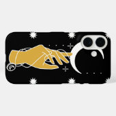 神秘的な月のTouch – 天の手と三日月 Case-Mate iPhoneケース (裏面 (横))