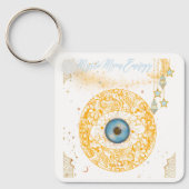 神秘的な月キーホルダー キーホルダー (正面)