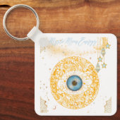 神秘的な月キーホルダー キーホルダー (正面)