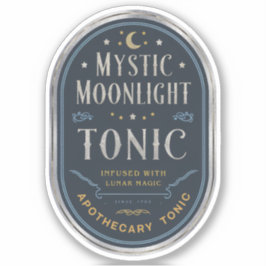神秘的な月光トニックラベルシール シール