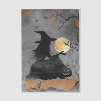 神秘的な月夜の魔女 薄葉紙