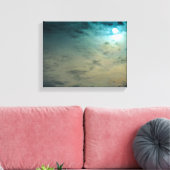 神秘的な月 キャンバスプリント (インサイチュ (リビング))