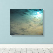 神秘的な月 キャンバスプリント (インサイチュ (ウッドフロア))