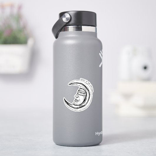 神秘的な月 シール (HydroFlask)