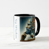 神秘的な朝 マグカップ (正面右)