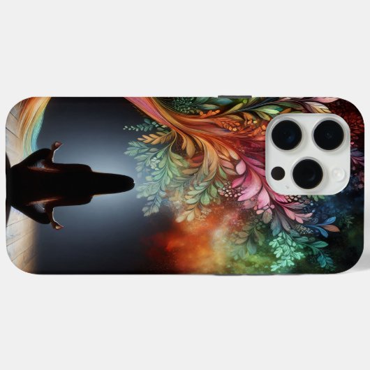 神秘的な木と瞑想:セレニティ&調和 Case-Mate iPhoneケース (裏面 (横))