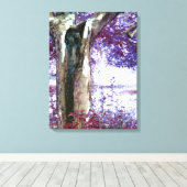 神秘的な木 キャンバスプリント (インサイチュ (ウッドフロア))