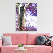 神秘的な木 キャンバスプリント (インサイチュ (リビング))