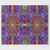 神秘的な格子覆い ラッピングペーパー (フラット)