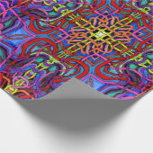 神秘的な格子覆い ラッピングペーパー (角)