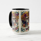 神秘的な森の最後の飛んでいるF🦋ck マグカップ (正面左)