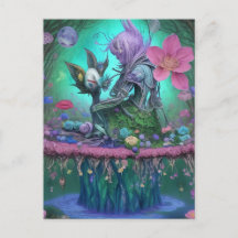 神秘的な森の生き物 – シュールレアリストガール