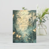 神秘的な森の結婚式のご案内 招待状 (スタンド正面)