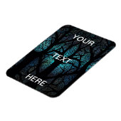 神秘的な森モザイク マグネット (左側)