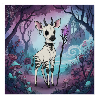 神秘的な森林ハイブリッド ポスター