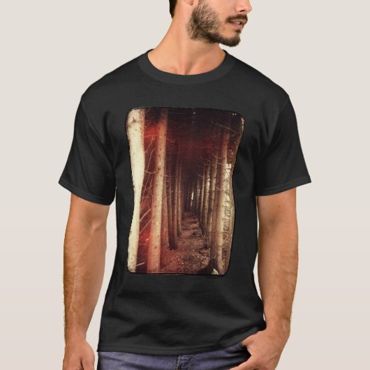 神秘的な森林ワイシャツ Tシャツ (正面)
