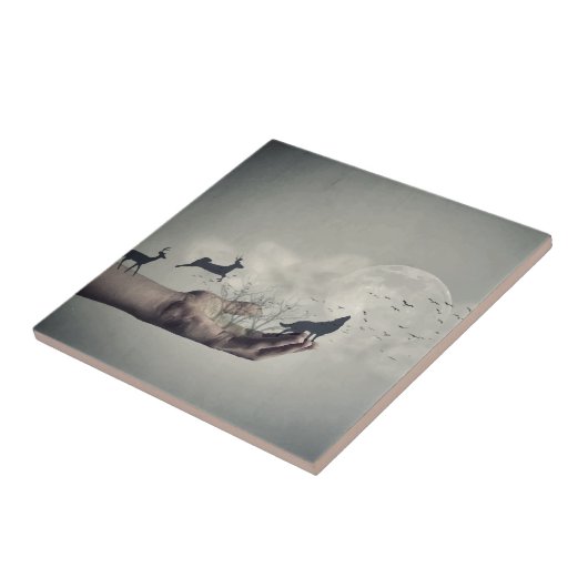 神秘的な森林 タイル (側面)