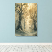 神秘的な森 キャンバスプリント (インサイチュ (ウッドフロア))