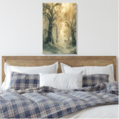 神秘的な森 キャンバスプリント (インサイチュ (寝室))