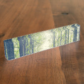 神秘的な森 デスクネームプレート (側面)