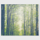 神秘的な森 ラッピングペーパー (フラット)