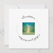 神秘的な森 招待状 (裏面)