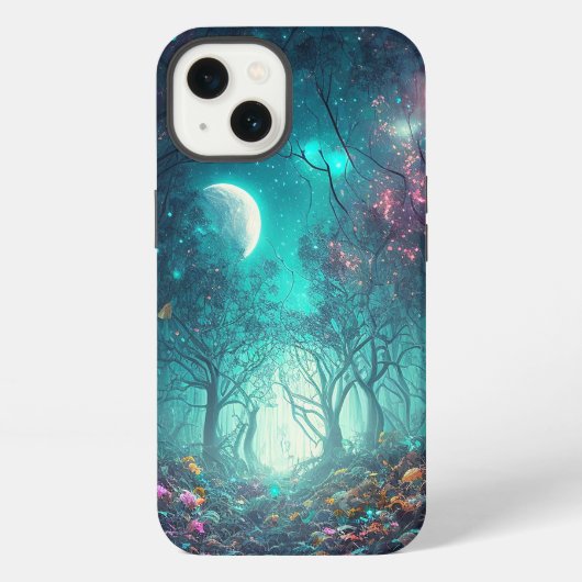 神秘的な森 iPhoneケース (裏面)