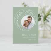 神秘的な植物学結婚の サンキューカード (スタンド正面)