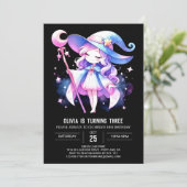 神秘的な楽しい魔法使いの誕生日 招待状 (スタンド正面)