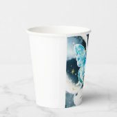 神秘的な水の色の蝶誕生日 紙コップ (右)