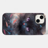 神秘的な水の色ブラックキャット |かわいい猫 Case-Mate iPhoneケース (裏面 (横))