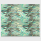 神秘的な水包み紙 ラッピングペーパー (フラット)