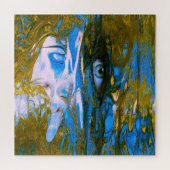 神秘的な水 ジグソーパズル (横)