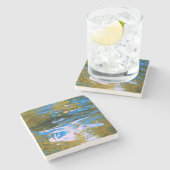 神秘的な水 ストーンコースター (横)