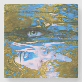 神秘的な水 ストーンコースター