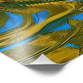 神秘的な水 フォトプリント            (角)