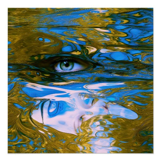 神秘的な水 ポスター (正面)